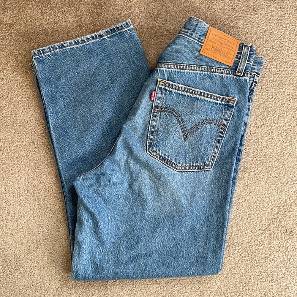 Basically NEW Ribcage Straight Levis